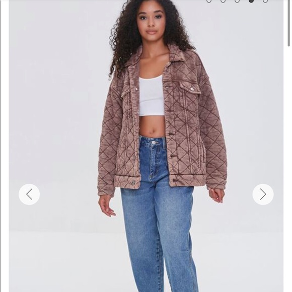 FOREVER 21 Drop Sleeve Quilted Jacket NWT - Picture 4 of 8